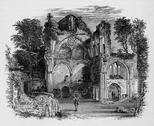 南トランセプト、ネットリー修道院、c1880、1897 作： Alexander Francis Lydon