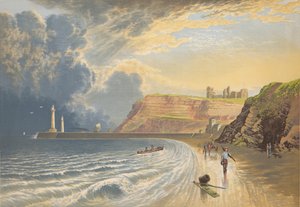 ウィットビー修道院、c1880、1897 作： Alexander Francis Lydon