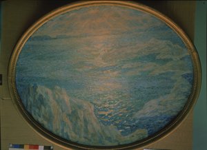 海, 太陽, 岩, 1900～1910年 作： Alexander Fyodorovich Gaush