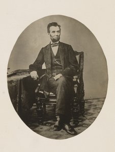 1863年のエイブラハム・リンカーン 作： Alexander Gardner
