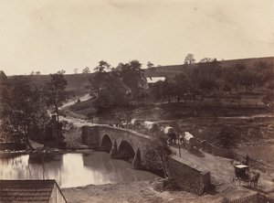 アンティータム橋、シャープスバーグとブーンズボロ ターンパイク、No. 3、1862 年 9 月。 作： Alexander Gardner