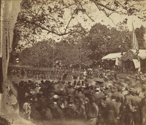 [グランド アーミー レビュー、ワシントン D.C.]、1865 年 5 月。 作： Alexander Gardner