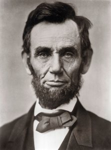 Portrait of Abraham Lincoln - エイブラハム・リンカーン（1809-1865）の肖像 アメリカ合衆国第16代大統領。写真提供：Alexander Gardner 作： Alexander Gardner