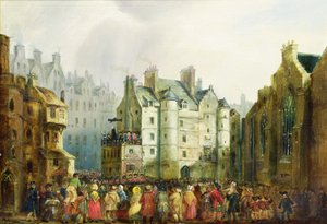 執事ブロディとジョージ・スミスの処刑 作： Alexander Hay Ritchie