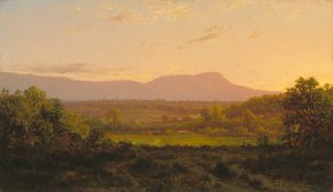 平和な谷、c。 1872年。 作： Alexander Helwig Wyant