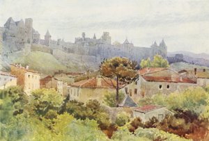 カルカソンヌ、シテ (カラー リソ) 作： Alexander Henry Hallam Murray
