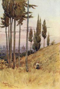 ポッジョ・ゲラルドのフィレンツェ（カラーリソ） 作： Alexander Henry Hallam Murray