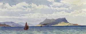 西からのジブラルタル 作： Alexander Henry Hallam Murray