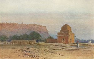 日の出前のグワリエル砦、1880年頃1905年。 作： Alexander Henry Hallam Murray