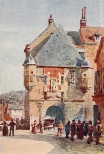 オンフルール、ハーバー ゲートウェイ (カラー リソ) 作： Alexander Henry Hallam Murray