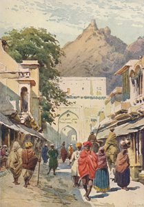 アルワルのメインストリート、c1880 1905。 作： Alexander Henry Hallam Murray