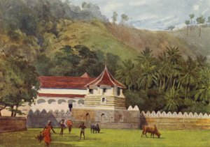 歯の寺院、キャンディ、外観
