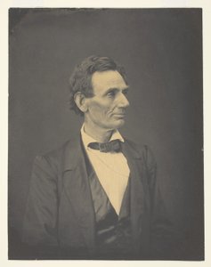 エイブラハム・リンカーン、スプリングフィールド、イリノイ州 作： Alexander Hesler