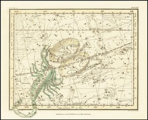 1822年 - アレクサンダー・ジェイミソン - 蠍座と天秤座
