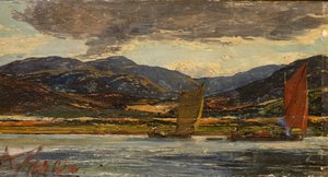 川の風景 作： Alexander Jnr. Fraser