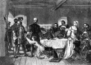 ロラード、アッシュフォードのジョンブラウンの逮捕、1517年、1856年 作： Alexander Johnston
