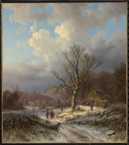 雪景色 作： Alexander Joseph Daiwaille