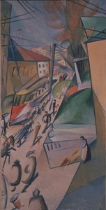 トラム、1914年 作： Alexander Bogomazov