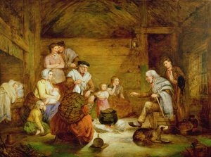 クロフターの家で、1868 作： Alexander Leggett