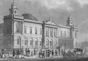 レジスターオフィス、プリンセスストリート、1829年 作： Alexander McClatchie