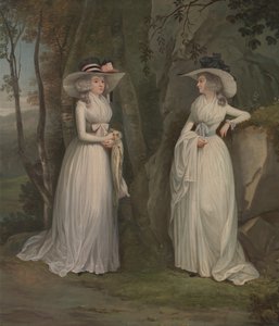 エレノアとマーガレット・ロス、1785年から1790年の間。 作： Alexander Nasmyth