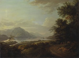 アーガイルシャー州ロッホ・オー 作： Alexander Nasmyth