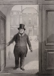 エントランスゲート、大英博物館、ホルボーン、ロンドン、c1850 作： Alexander O