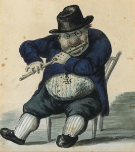 建築家ジャコモクアレンギの肖像風刺画1744-1817、1811