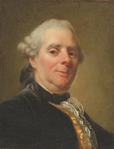 ロズリン、アレクサンドル（アレクサンドル）（1718-1793）の「自画像-自画像」。油彩・キャンバス 作： Alexander Roslin