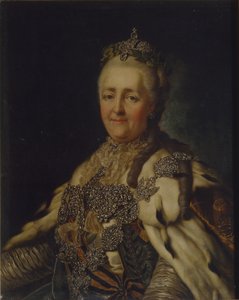 皇后キャサリン2世の肖像1729-1796 作： Alexander Roslin