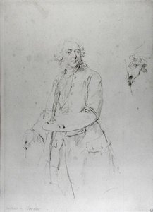フランソワ・ブーシェの肖像（1703-70） 作： Alexander Roslin