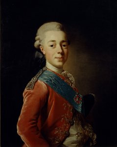 大公の肖像Pavel Petrovich 1754-1801、1776