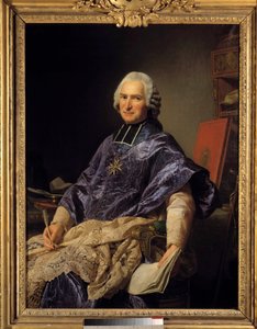 Joseph Marie Terray (1715-1778) MolesmesのAbbe, Ministerの肖像 絵画：Alexandre Roslin (1718-1793) 1774 Sun.1,29x0,97 m. Versailles, musee du Chateau - ジョゼフ・マリー・テレー（1715-1778）の肖像 モレスムの修道院長、大臣。絵画：アレクサ