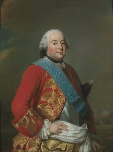 オルレアン公爵、ルイ・フィリップ1世（1725-1785）の肖像」 ロズリン、アレクサンダー（アレクサンドル）（1718-1793）作。キャンバスに油彩、1770年頃サイズ：116x88cmストックホルム国立博物館