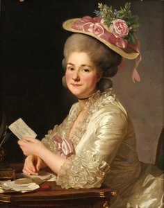 マリーエミリーキュヴィリエの肖像、1 Bou、1779年 作： Alexander Roslin