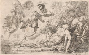 ペルセウスと眠るメデューサ、1774年。