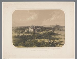 キャッスル シェースベルク Chateau de Schaesberg (オブジェクトのタイトル) Rolduc et ses environments (シリーズタイトル) 作： Alexander Schaepkens