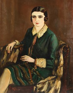 Lilya Brik 1891-1978、1921年の肖像 作： Alexander Silins