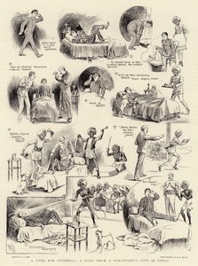 不眠症の治療法、インドでのサブアルターの生活からのページ 作： Alexander Stuart Boyd