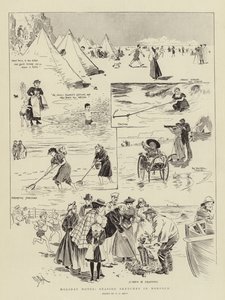 ノーフォークの休日メモ、海辺のスケッチ