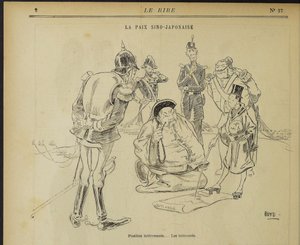 日中平和、興味深い立場。興味があります。出典：Le Rire、1895年5月11日、1895年 作： Alexander Stuart Boyd