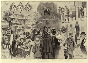 イースター休暇、アレクサンドラ宮殿の再開 作： Alexander Stuart Boyd
