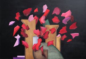 抽象的な幾何学的断片