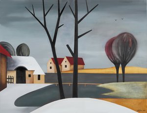 静かな冬の風景