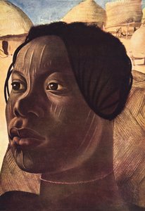 アフリカのデッサンと絵画のAoua、Banda woman（Ialinga）は、シトロエンセンターアフリカ遠征の2度目の任務、ハートアウドゥアンデュブルイユ、パブで処刑されました。パリ、1927 作： Alexander Yakovlev