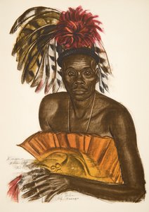 チューバ、シェフのマッチャガ（アフリカの図面と絵画からのNiangara（Haut Ouelle）、シトロエンセンターアフリカ遠征、2番目の使命Haardt Audouin-Dubreuil、パブ、パリ、1927（co 作： Alexander Yakovlev