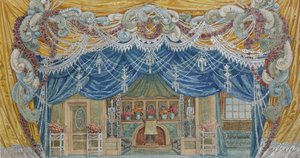 ステージデザイン、1920年代。 作： Alexander Yakovlevich Golovin