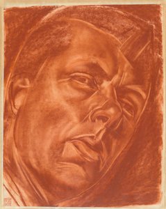 ボリス・グリゴリエフの肖像1886-1939、1922年。 作： Alexander Yevgenyevich Yakovlev