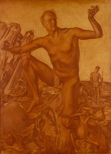 歌手フョードル・シャリヤピンの肖像1873-1938、1917