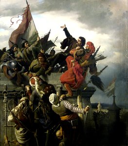 TituszDugovicsの自己犠牲 作： Alexander von Wagner